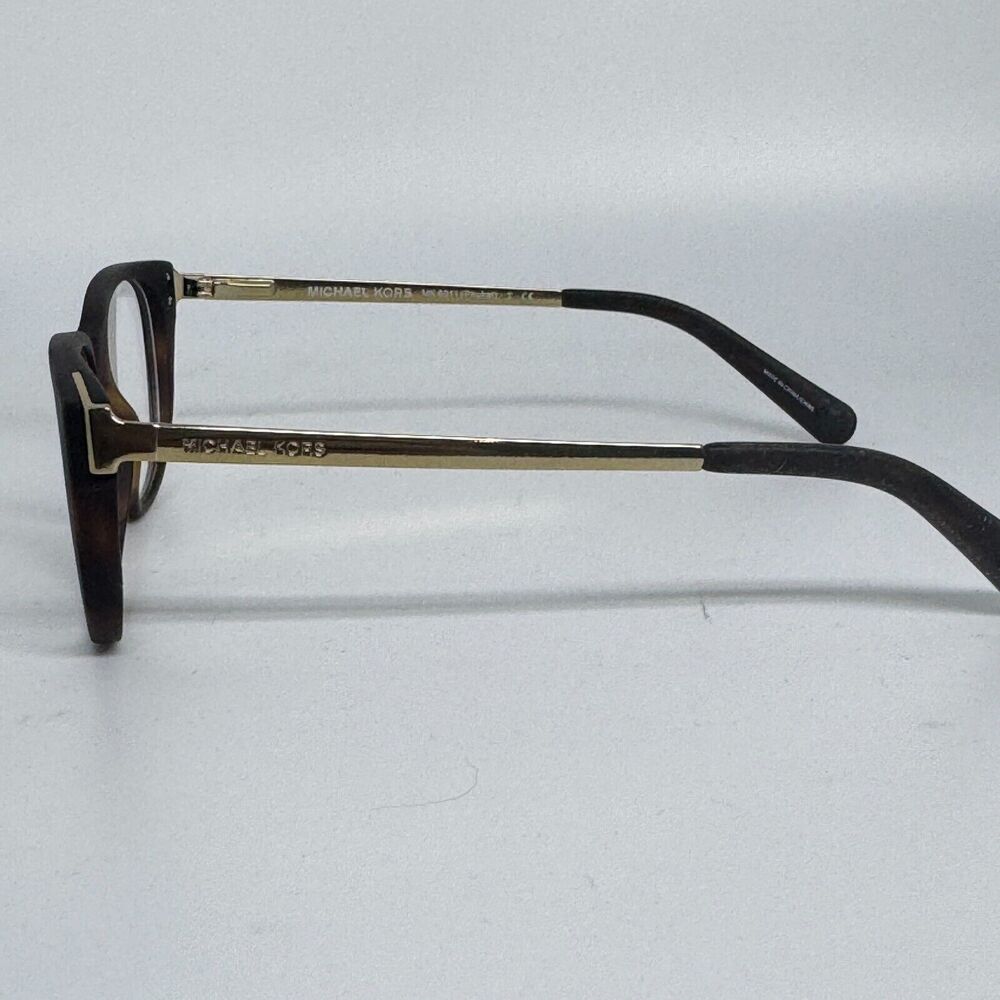 Michael Kors Eyeglasses Frames MK 8011 Phuket 3021 Brown Gold 52-16-135 H16513 - Picture 2 of 7